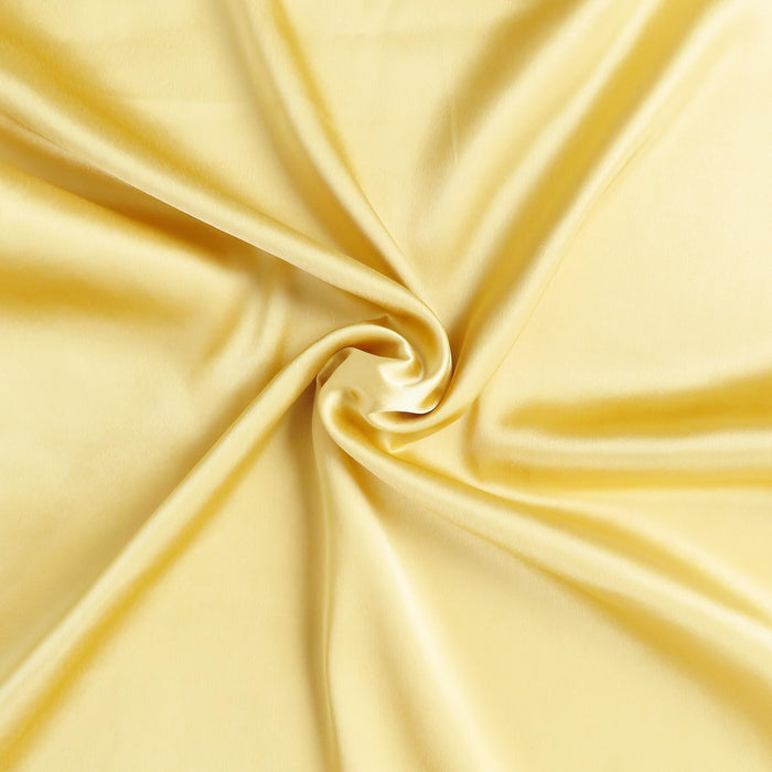Gold Dreamy Set Of 2 Silky Satin Standard Pillowcases