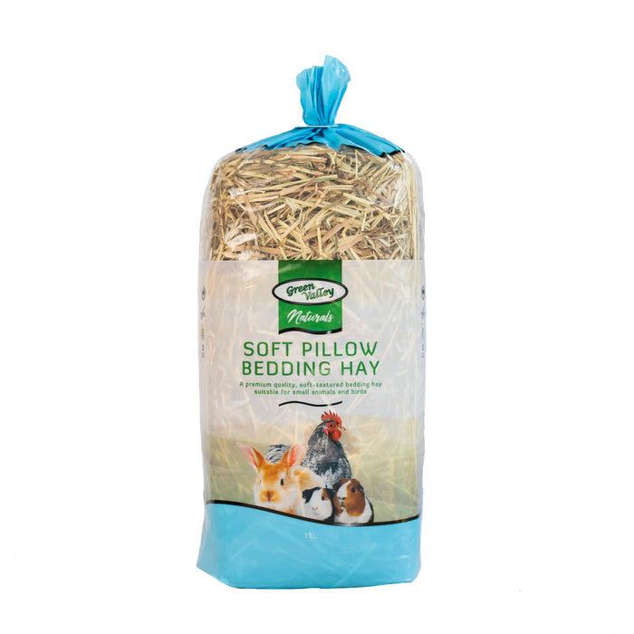 Green Valley Naturals Soft Pillow Bedding Hay for Small Animals and Birds 11L-Habitat Pet Supplies