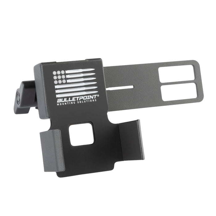 Handheld Radio + Mic Combo Holder with 20mm Connector End Nubby Edition