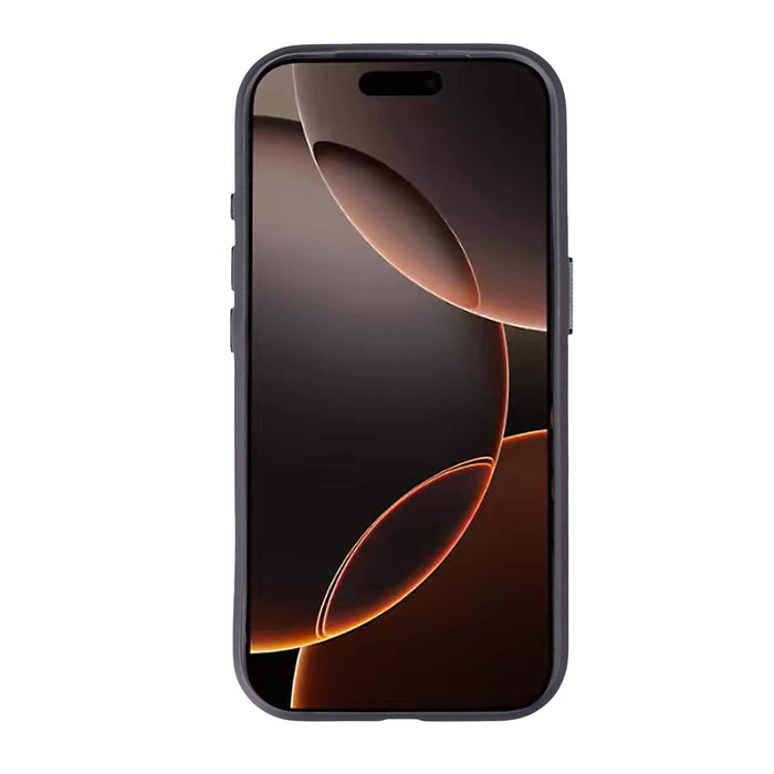 Harlan Full - Grain Leather iPhone 18 Pro Max Case, Black - BlackBrook Case