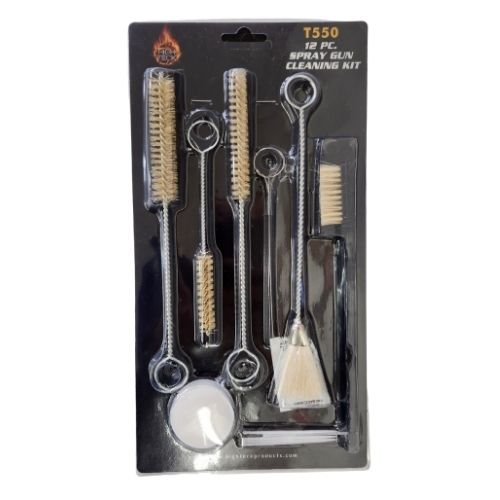 HIGH TECK 12pc. HVLP Paint Sprayer Cleaning Kit -T550---Eagle National Supply