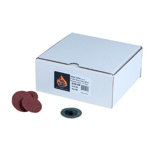 High Teck 2" 36 Grit Quick Change Sanding Discs, 50 pcs -236-50---Eagle National Supply