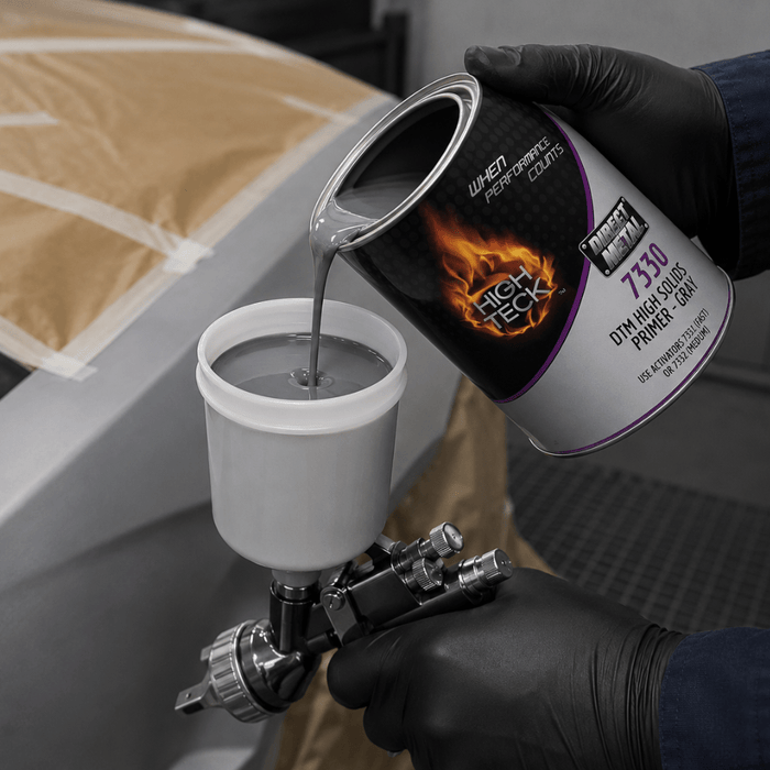 High Teck 7330 Gray DTM High Solids Primer, Quart 4:1 Mix -7330-4 - Eagle National Supply