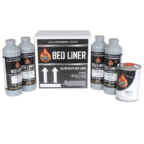 High Teck BL100 National Rule Truck Bed Liner Kit, 1 gal, Black -BL100---Eagle National Supply