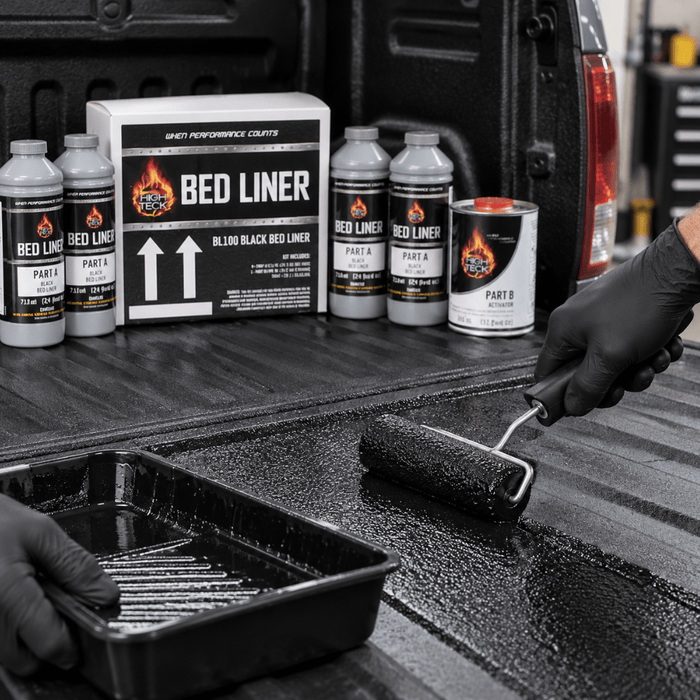 High Teck BL100 National Rule Truck Bed Liner Kit, 1 gal, Black -BL100 - Eagle National Supply