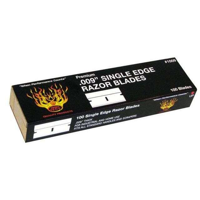 High Teck CARBON STEEL NO.9 RAZOR BLADE, 100 pc ---Eagle National Supply