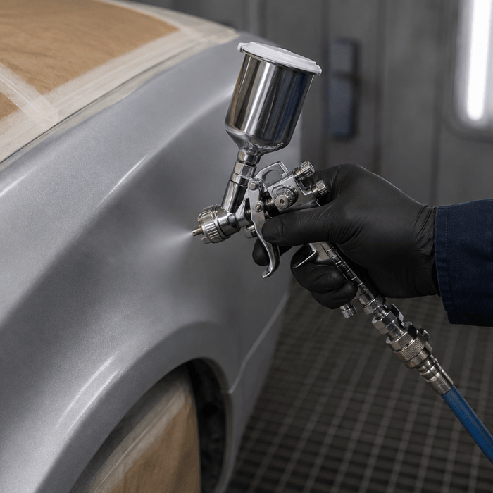 HIGH TECK HVLP Touch Up Spray Gun, 1.0mm Nozzle and Al Cup -T500 - Eagle National Supply