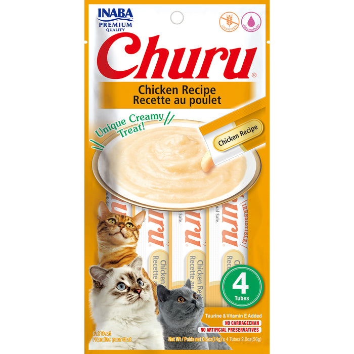 Inaba Churu Puree Chicken Cat Treats 56g x 6