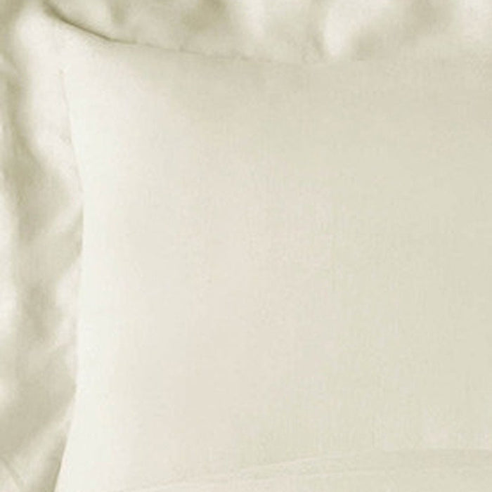 Ivory Queen Rayon Washable Duvet Cover Set