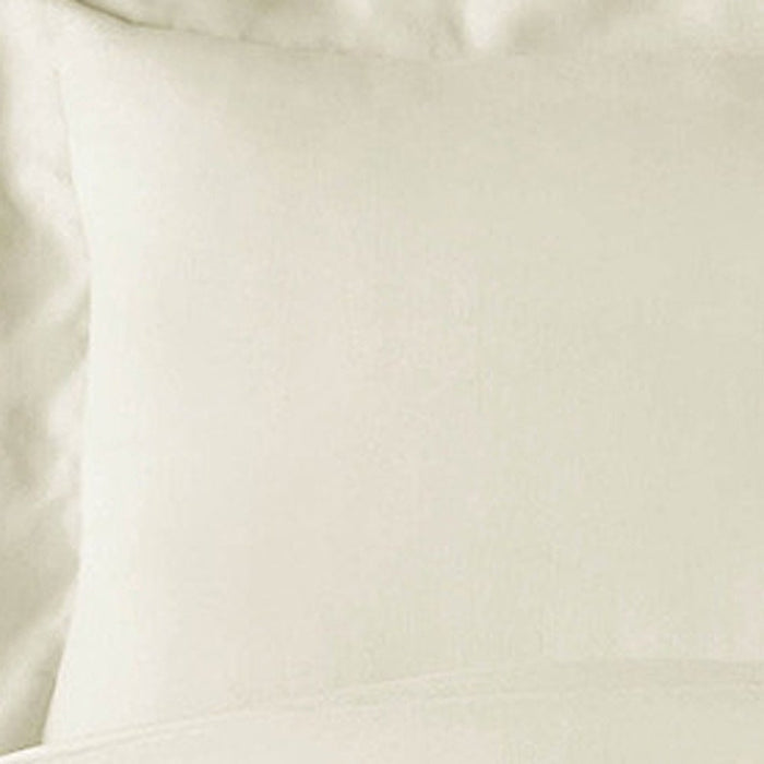 Ivory Queen Rayon Washable Duvet Cover Set