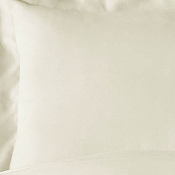 Ivory Queen Rayon Washable Duvet Cover Set