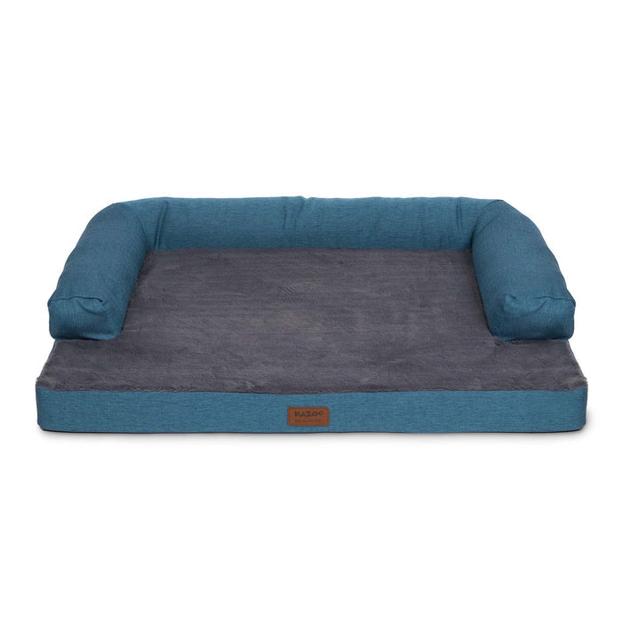 Kazoo Boudoir Large Teal Dog Bed-Habitat Pet Supplies