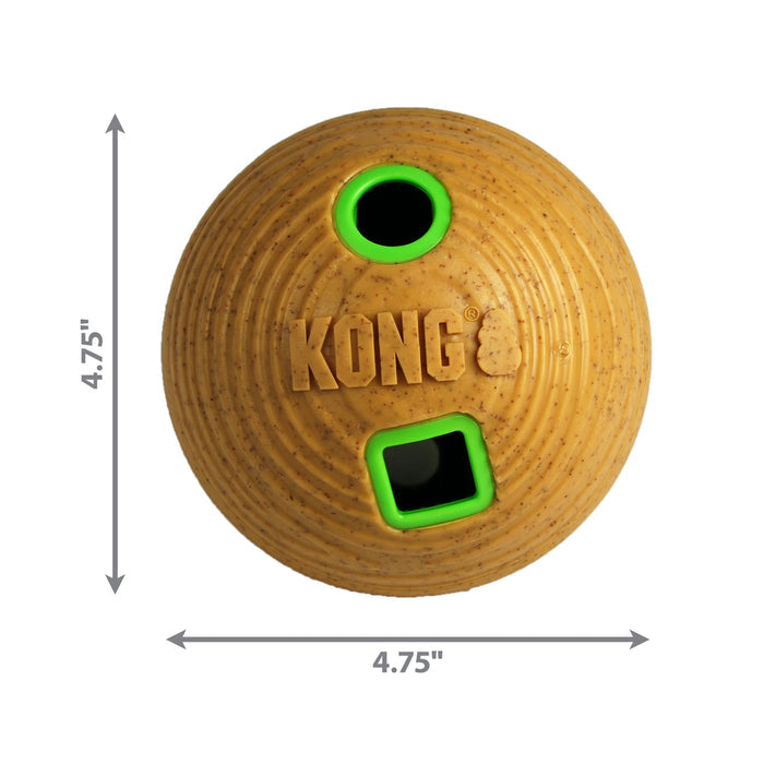 KONG Bamboo Feeder Ball Medium Dog Toy