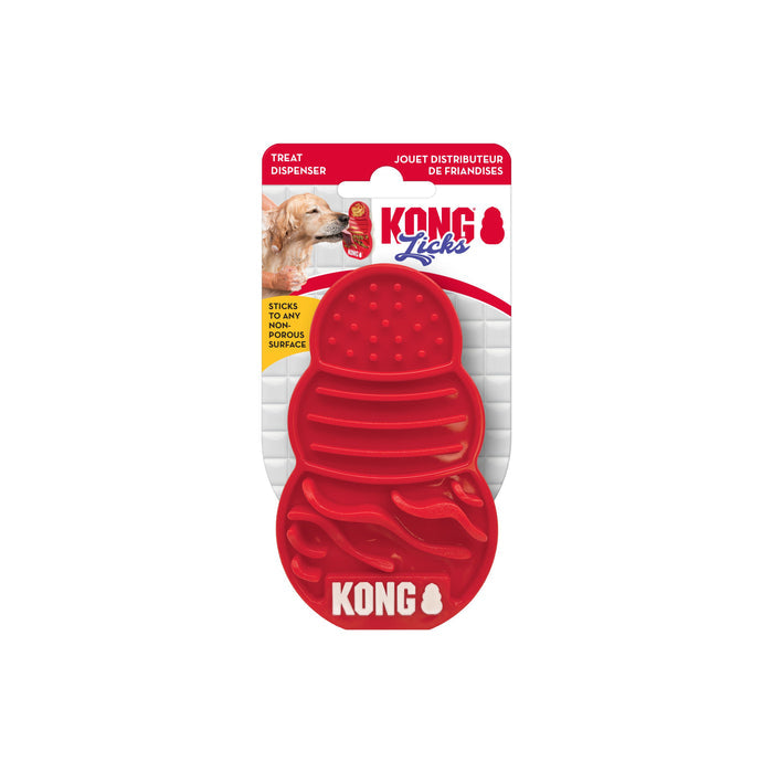 KONG Licks Enrichment Lick Mat Dog Toy Small-Habitat Pet Supplies