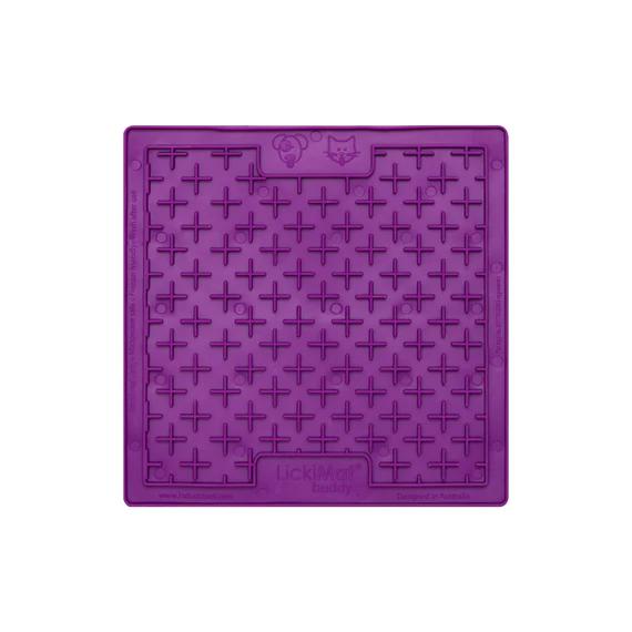 LickiMat Buddy Slow Feeder Mat for Dogs Purple