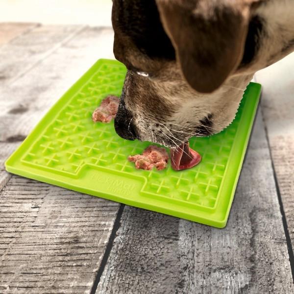 LickiMat Buddy Slow Feeder Mat for Dogs Purple