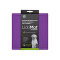 LickiMat Soother Slow Feeder Mat for Dogs Purple-Habitat Pet Supplies