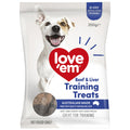 Love Em Beef and Liver Training Dog Treats 200g x 5-Habitat Pet Supplies