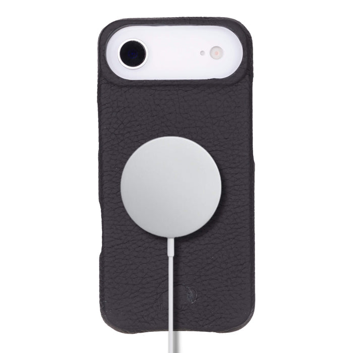 Mason Leather iPhone Air MagSafe Case, Pebble Black - BlackBrook Case