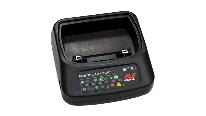 Minelab BC10 Battery Charger for CTX-3030 & GPZ-7000 Metal Detector Batteries