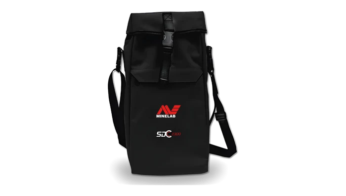 Minelab Soft Custom Fitted Carry Bag for SDC 2300 Metal Detector, Black