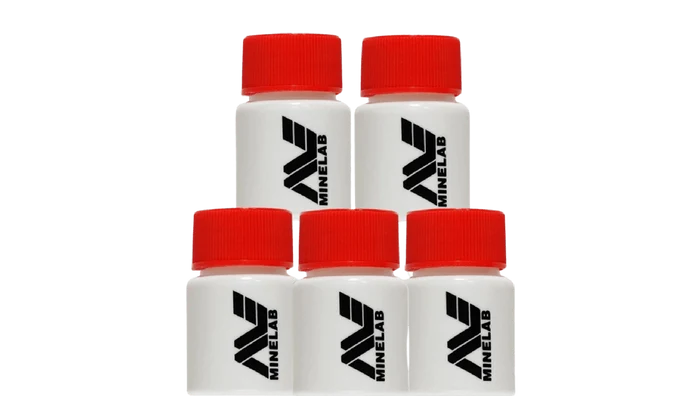 Minelab Specimen Bottle Pack of 5