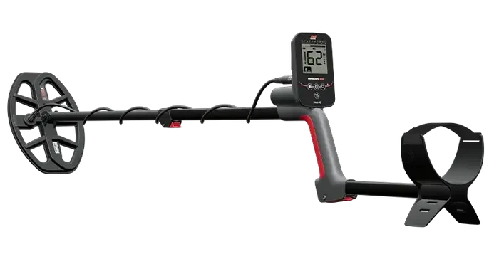 Minelab Vanquish 360 Multi-Frequncy Waterproof Metal Detector Adventure Pack With Diggier, Pouch, & Gloves