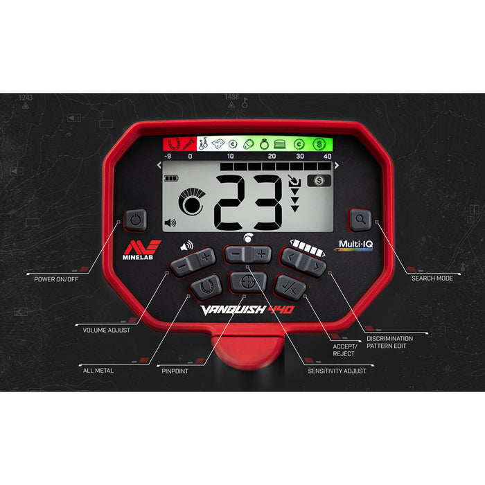 Minelab Vanquish 440 Metal Detector with Headphones
