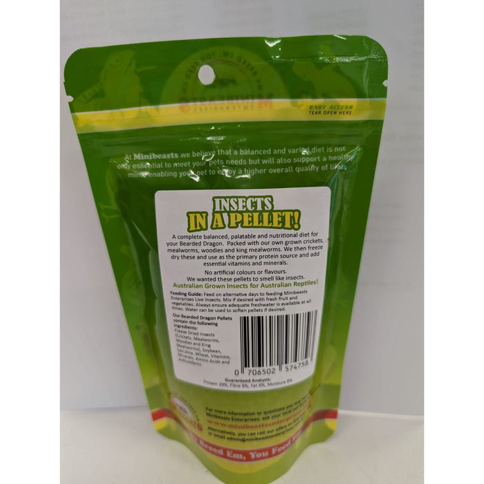 Minibeasts Insect in a Pellet Bearded Dragon 125g