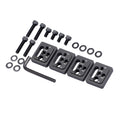 MOLLE Nut Threaded Fastener Plates to Secure Gear to MOLLE Panels (4-Pack)