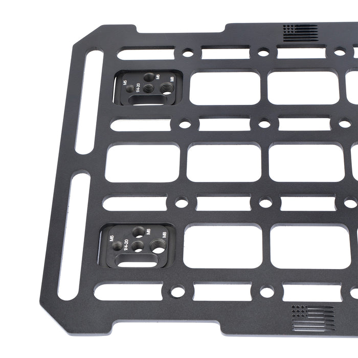 MOLLE Nut Threaded Fastener Plates to Secure Gear to MOLLE Panels (4-Pack)