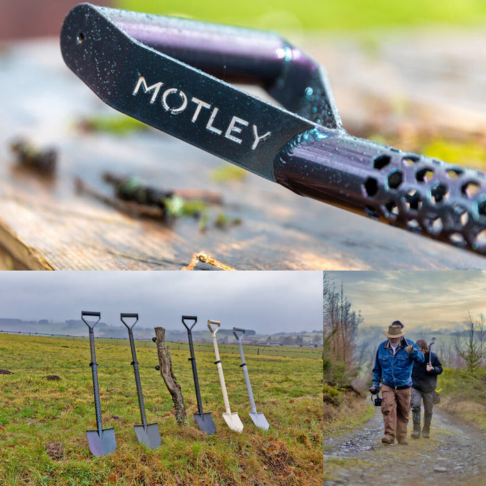 Motley Professional Double Serrated Adjustable Shovel