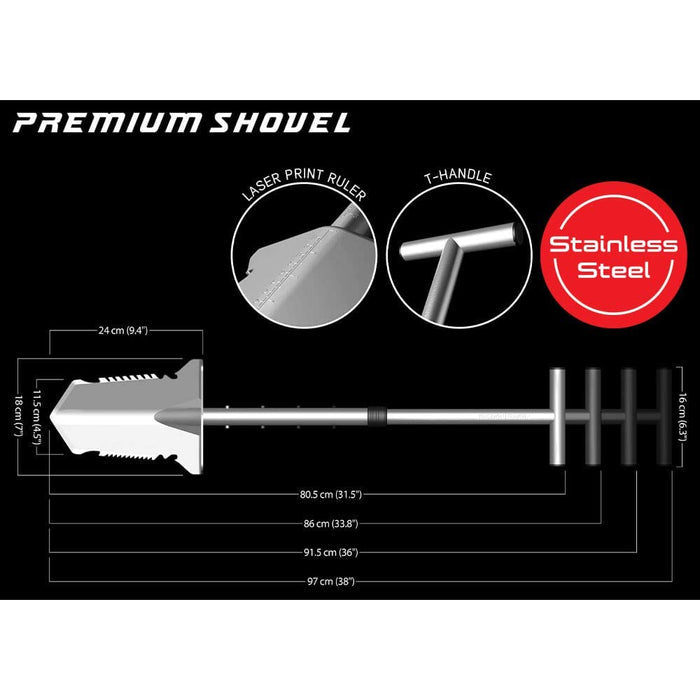 Nokta Premium Shovel for Metal Detecting