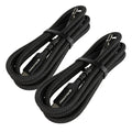 Nylon Braided USB-C Charging Cable with Right-Angle Port 3.3 Feet / 1 Meter - Multiple Colors