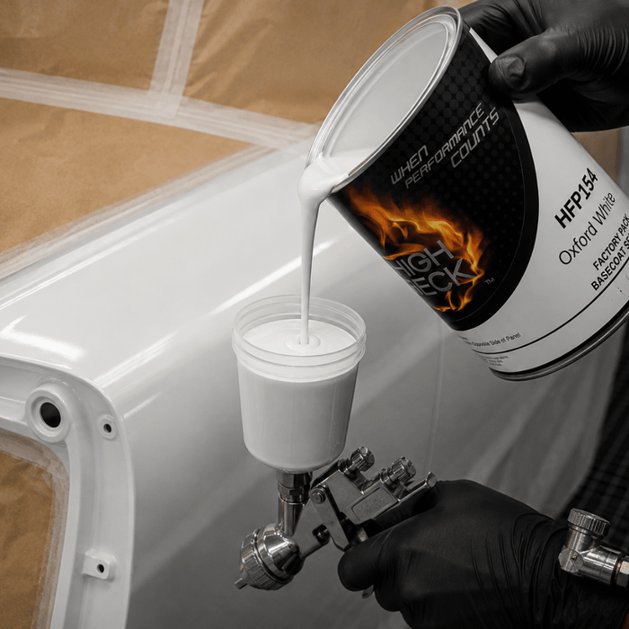 Oxford White Ford YZ/Z1 Basecoat Paint, Gallon, High Teck HFP154 -HFP154-1 - Eagle National Supply