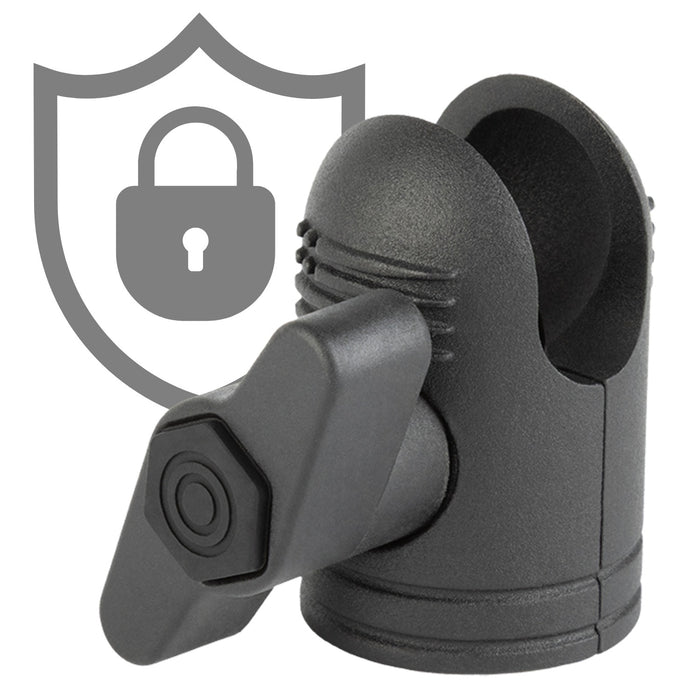 Pair of Anti-Theft 20mm Connector Ends - Tamper-Proof Security for Device Holders