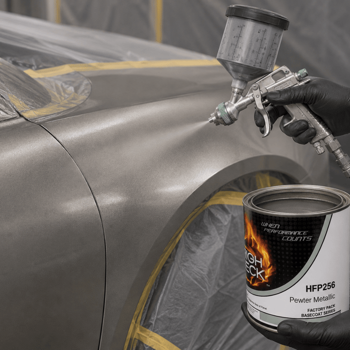 Pewter Metallic GM WA-382E Basecoat Paint, Gallon, High Teck HFP256 -HFP256-1 - Eagle National Supply