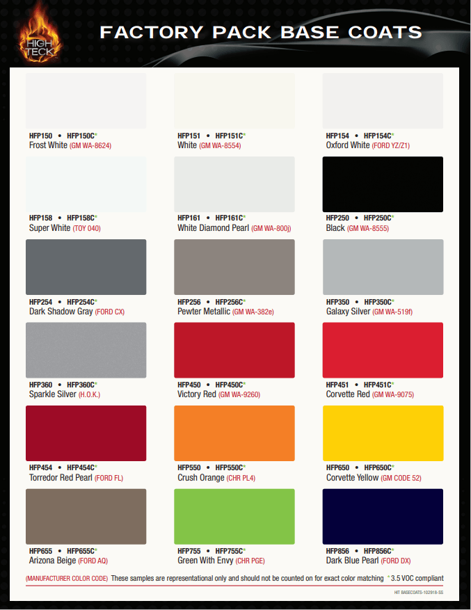 Pewter Metallic GM WA-382E Basecoat Paint, Gallon, High Teck HFP256 -HFP256-1---Eagle National Supply
