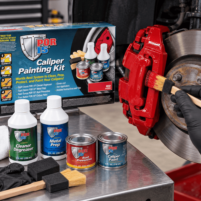 POR-15® 3 Step Caliper Painting Kit, Gloss -42539-Silver - Eagle National Supply