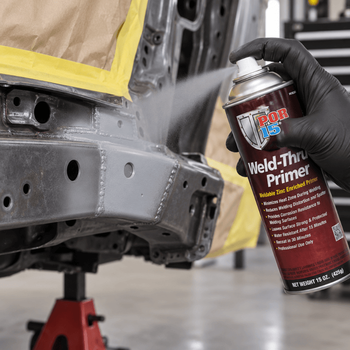 POR-15® 41418 Light Gray Weldable Zinc Enriched Primer, 15 oz Aerosol -41418 - Eagle National Supply