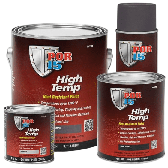 POR-15® 44204 Manifold Gray High Temperature Paint, Quart -44204---Eagle National Supply