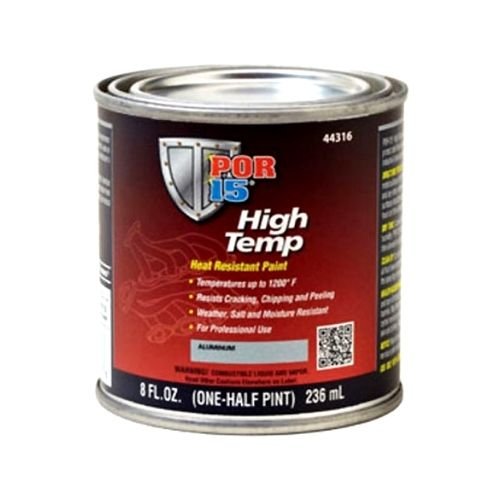 POR-15® 44316 Aluminum High Temperature Paint, 8 oz -44316---Eagle National Supply