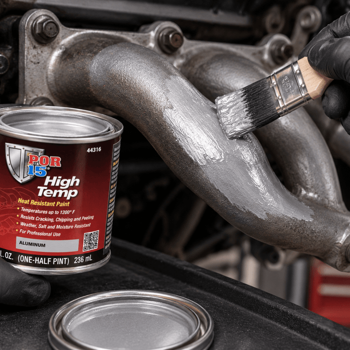 POR-15® 44316 Aluminum High Temperature Paint, 8 oz -44316 - Eagle National Supply