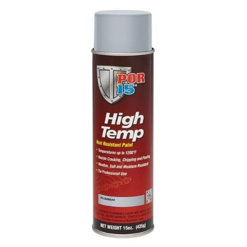 POR-15® 44318 Aluminum High Temperature Paint, 15 oz Aerosol -44318---Eagle National Supply