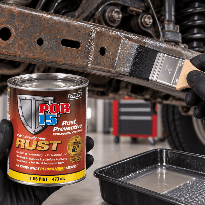 POR-15® 45108 Clear Rust Preventive Coating, 1 Pt -45108 - Eagle National Supply