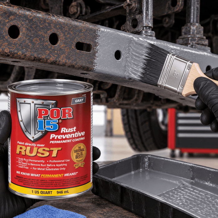 POR-15® 45204 Quart Gray Rust Preventive Coating -45204 - Eagle National Supply