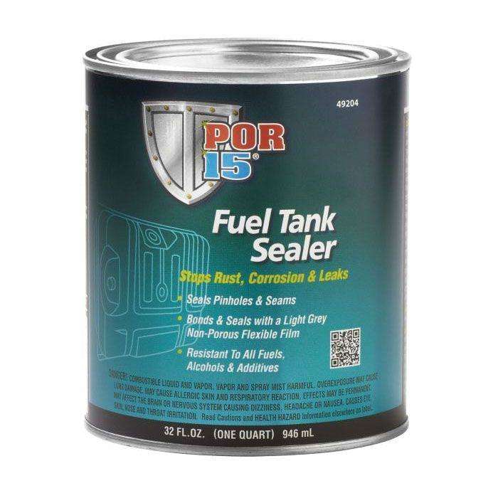 POR-15® 49204 Fuel Tank Sealer, 1 qt Can, Semi-Transparent Silver ---Eagle National Supply