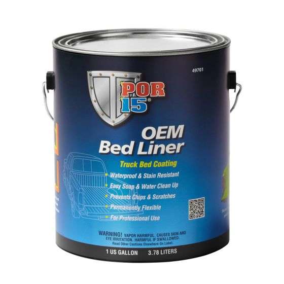 POR-15® 49701 OEM Bed Liner Textured Black, 1 gal ---Eagle National Supply