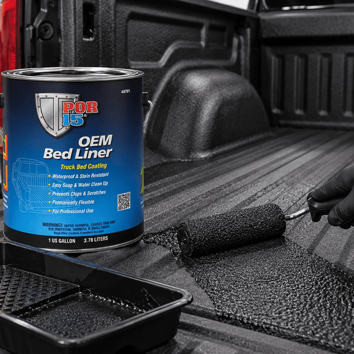 POR-15® 49701 OEM Bed Liner Textured Black, 1 gal -49701 - Eagle National Supply