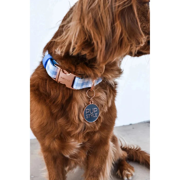Pupstyle Suburban Collection Blueberry Muffin Dog Collar Medium